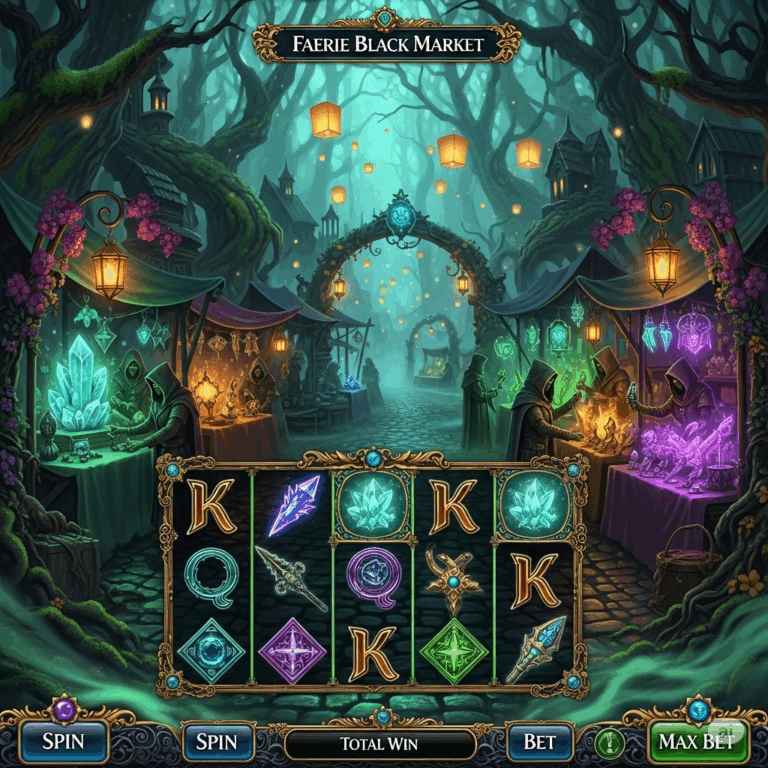 Slot bertema pasar gelap dunia peri